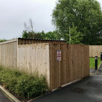 Large Combined Bin and Bike Store