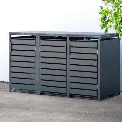 Triple Wheelie Bin Storage